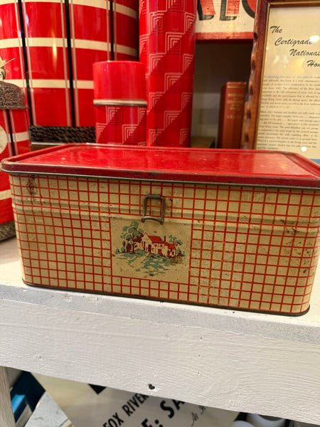 JFV ~ Vintage Biscuit ~ Cookie tin