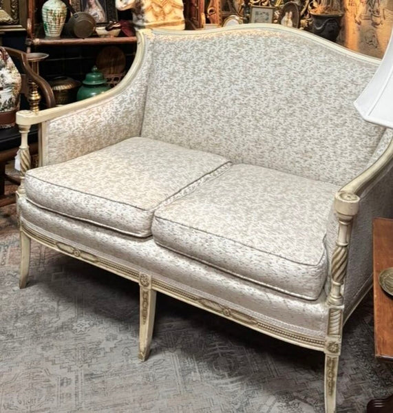 Vintage French Settee 48W x 30D x 32H (in store PU)