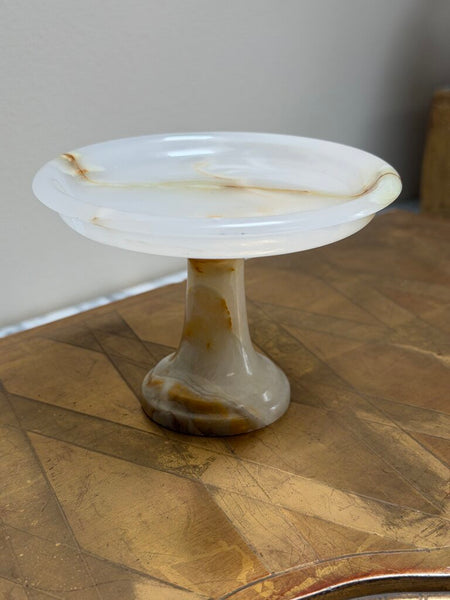 1681 Onyx Pedestal Compote