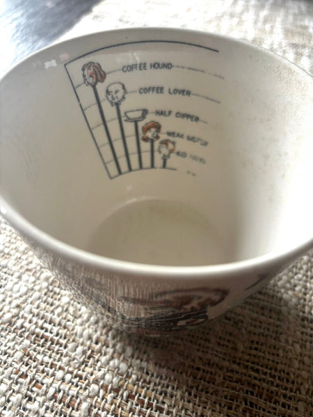 Vintage COFFEE HOUND Coffee Cup