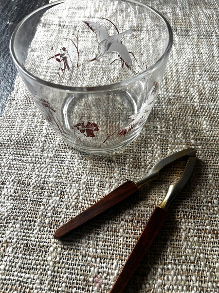 Hazel Atlas Nut Bowl w/Nut Cracker
