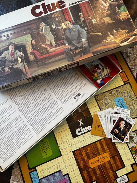 1972 Clue Board Game by Parker Brothers - Complete