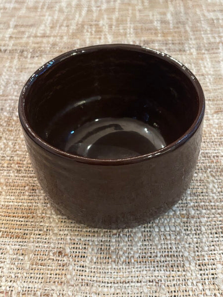 Vintage Robinson Ransbottom Roseville Brown Stoneware l Planter Bowl
