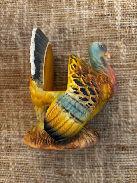 VINTAGE NAPCOWARE TURKEY NAPKIN HOLDER