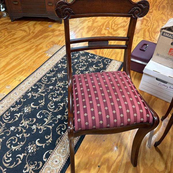 Vint Wood Kidney Desk/Vanity w/Chair 41x 30x 22" In Store Pick Up Only