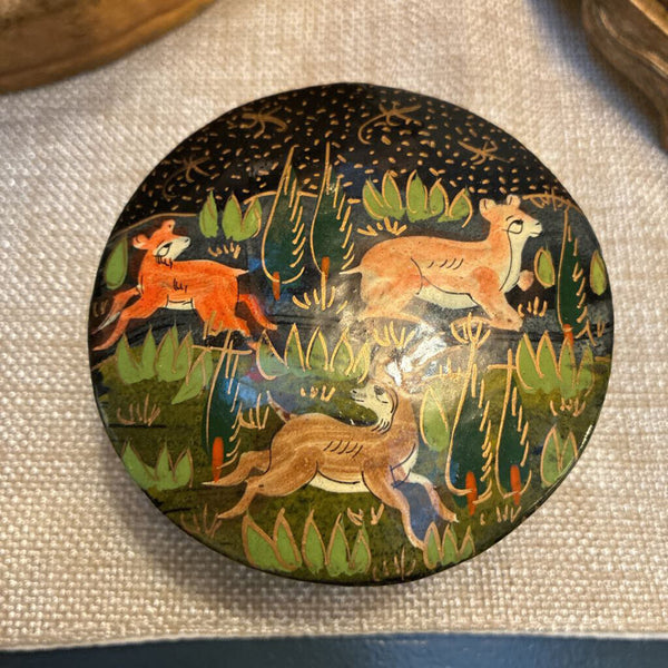Vintage Lacquer Trinket Box