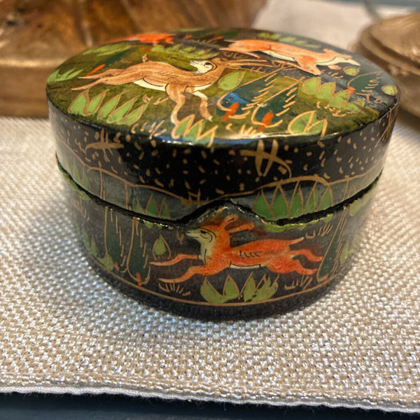 Vintage Lacquer Trinket Box