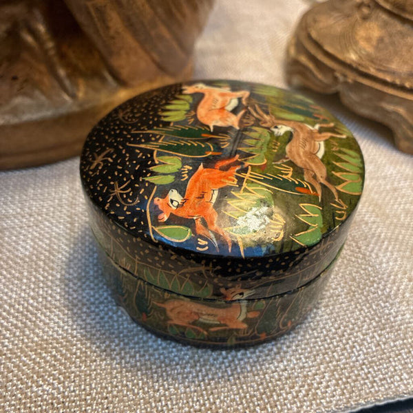 Vintage Lacquer Trinket Box