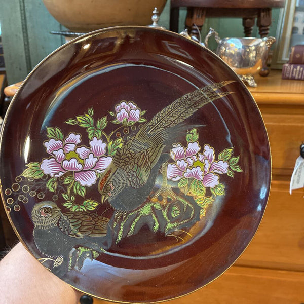 Vintage Japanese Hand Painted Plate w/ Bird