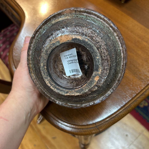 Vintage Handmade Midcentury Ceramic Pottery Planter