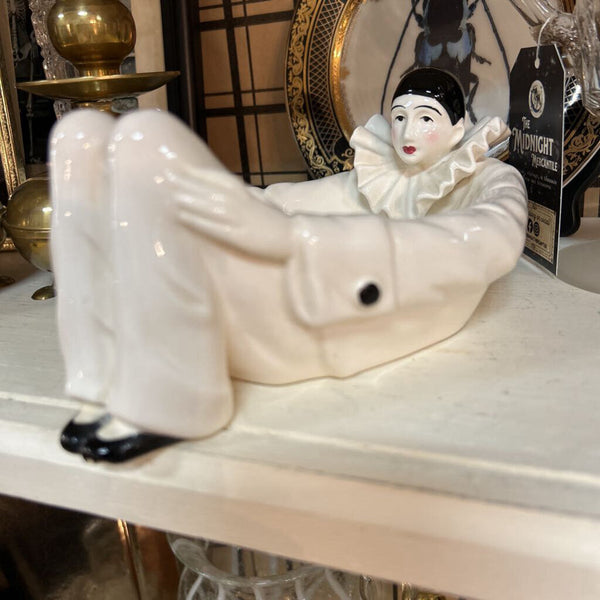 Vintage Pierrot Clown Trinket Dish