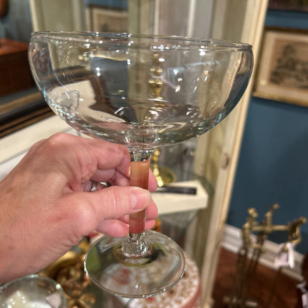 LARGE CHAMPAGNE GLASSES SET OF 8