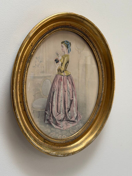 1807 Antique hand colored print