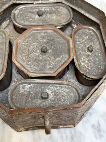 0231 Hand Hammered Antique Metal "Paandaan"