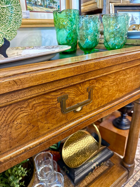 Vintage American of Martinsville bar/server with flip top and drawer 49Lx18Dx31T PICKUP ONLY