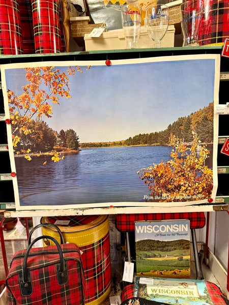 JFV ~ Vintage Hamm's Beer Fall Poster 28" by 19