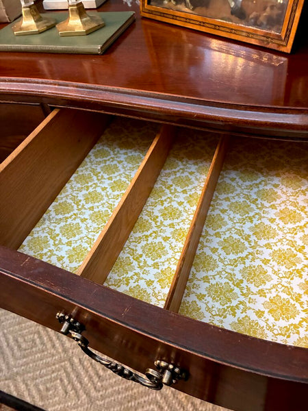 Vintage Flame Mahogany Serpentine Chest 40"w x 41"h x 21"d IN STORE PICKUP ONLY
