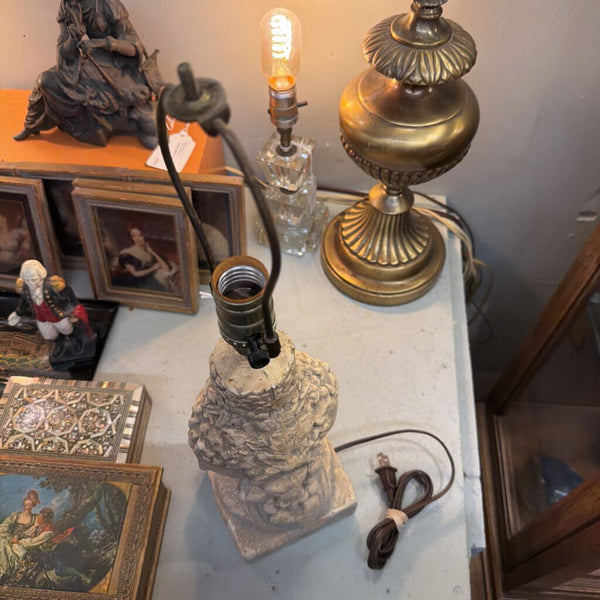Vintage Hayes Parker Doublefaced "Stone" Lamp