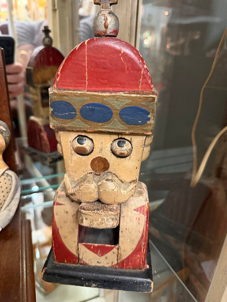 Antique Folkart Nutcracker with rolling eyes