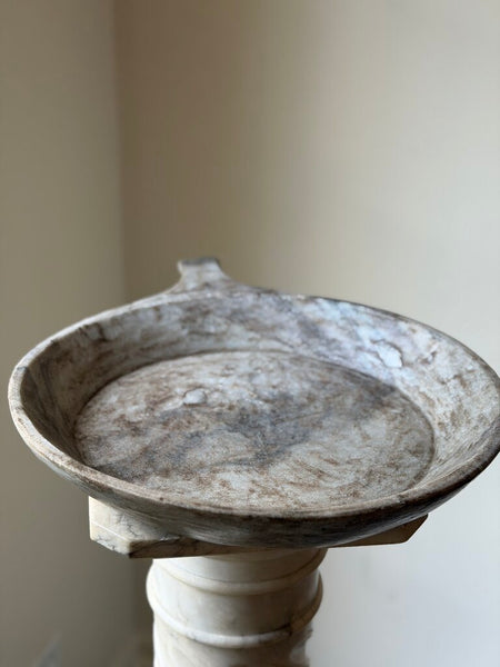 0284 Vintage Mable Dough Bowl/ Tray w/ Handle
