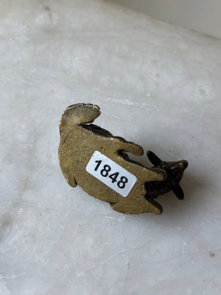 1848 Miniature Heavy Austrian Bronze Lamb