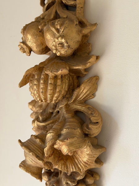 1816 PAIR Italian Palladio Hand Carved Wooden Wall Hangings