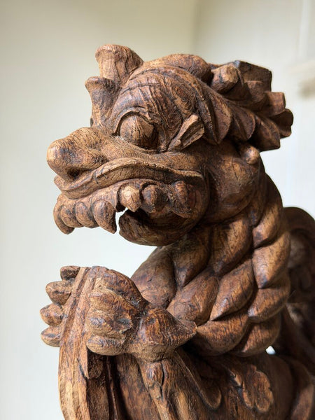 1851 Wooden Carved Lion