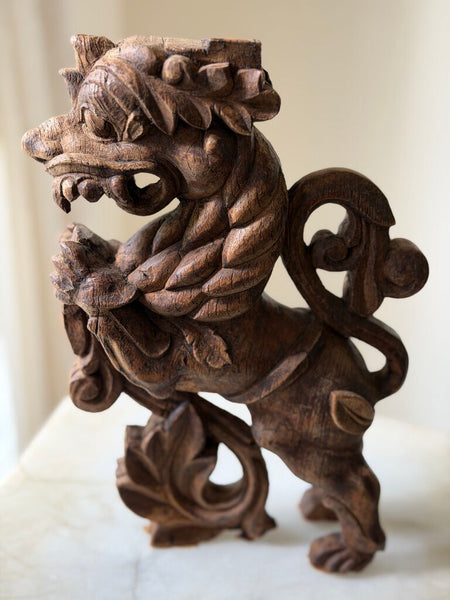1851 Wooden Carved Lion