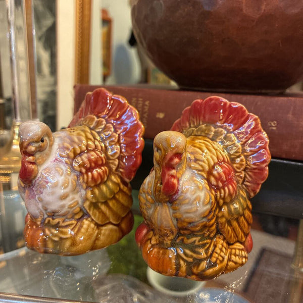 Vintage Turkey Salt and Pepper Shakers