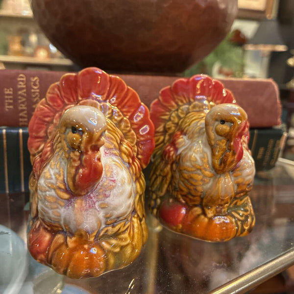 Vintage Turkey Salt and Pepper Shakers