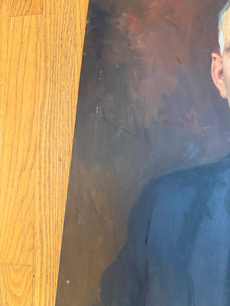 "Herbert" the bank president oil on canvas 20 x 24 signed and dated 1963