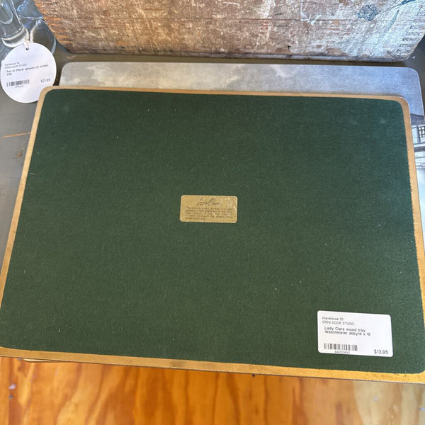 Lady Clare wood tray garden market 14 x 10