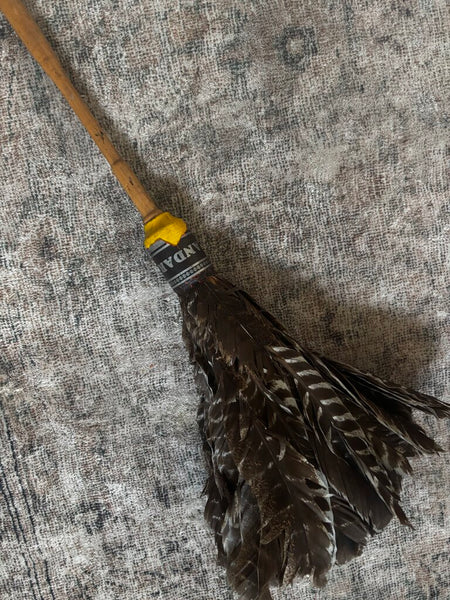 Antique Turkey Feather Duster