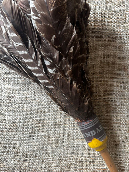 Antique Turkey Feather Duster