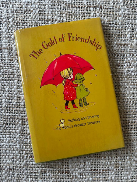 The Gold of Friendship 1967 Hallmark Hardcover Book