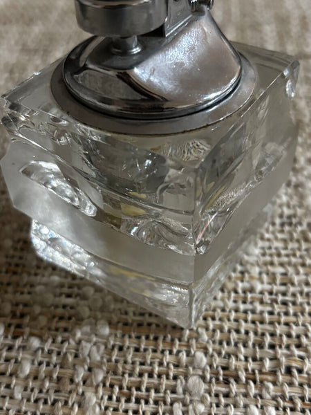 Vintage Lead Crystal Table Lighter West Germany