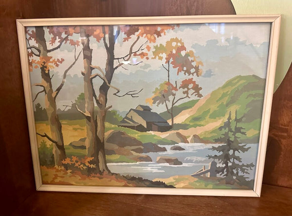 VINTAGE PAINT BY NUMBER 17" x 12 3/4" IN STORE PICKUP