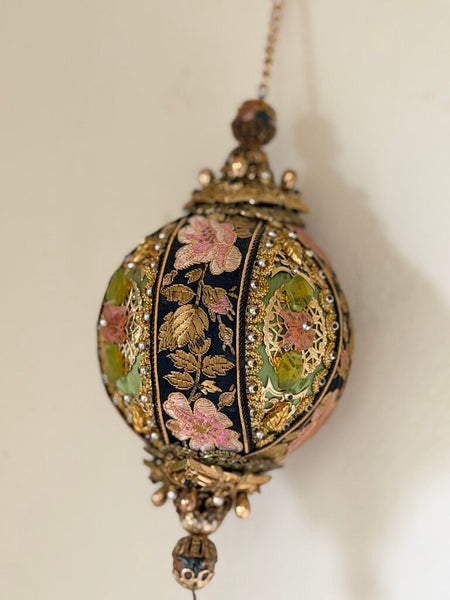 1754 Ornate Beaded/embroidered Ornament