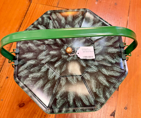 John Derian Pine tin carrier