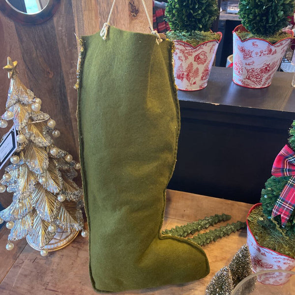 Moxie - Antique Victorian Scrap Christmas Stocking