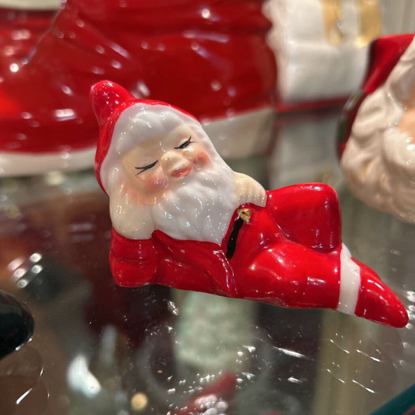 VTG RESTING CHRISTMAS ELVES PORCELAIN FROM HOUSE OF LLOYD SET OF 3