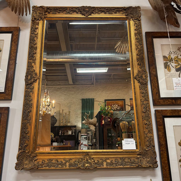 Vint Gold Frame with Bezeled Mirror 43x31" In Store Pick Up Only