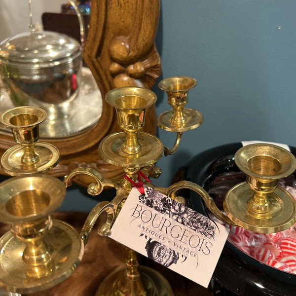 BRASS CANDELABRA
