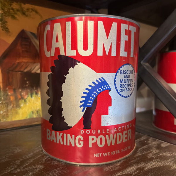 Vintage Calumet Baking Soda 10 lb. Can w/ Lid