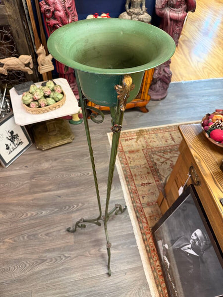 Art Nouveau Cast Iron Plant Stand