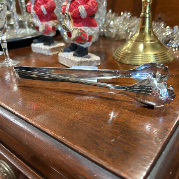 ICE TONGS SILVER PLATE