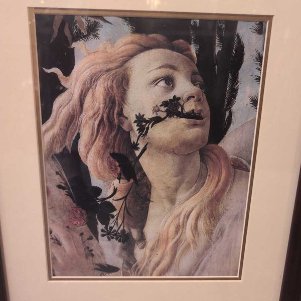 Framed 18x22 Print of Botticelli's Famous Renaissance Painting "Pallas and the Centaur" (1482-1483;