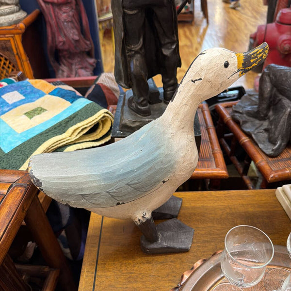 James Haddon Carved Wooden Duck