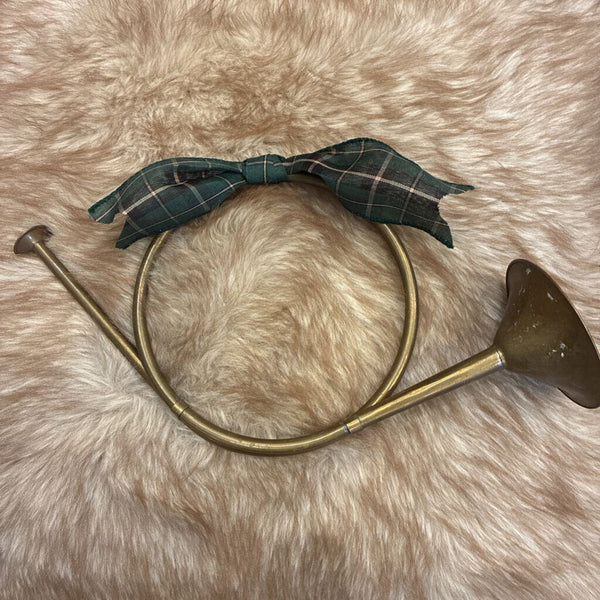 Vintage French Horn 7" x 13"