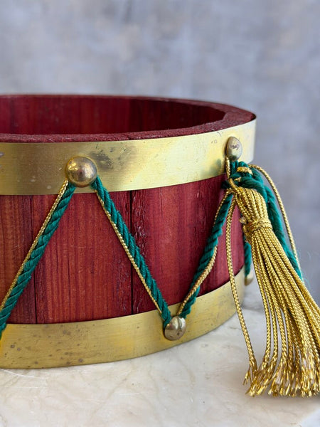 Red Wooden Drum